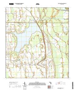 Lake Poinsett SW 2021 topographic map thumbnail