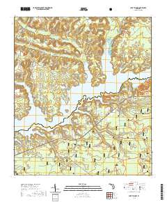 Lake Talquin 2021 topographic map thumbnail