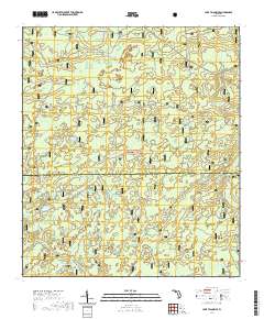 Lake Talquin SE 2021 topographic map thumbnail