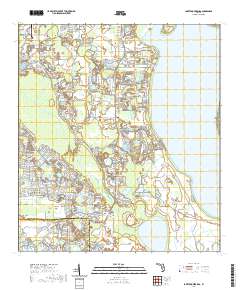 Lake Tohopekaliga 2021 topographic map thumbnail