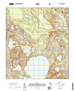 Lake Weir 2021 topographic map thumbnail