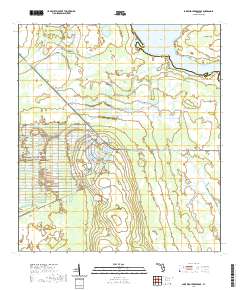 Lake Weohyakapka SE 2021 topographic map thumbnail