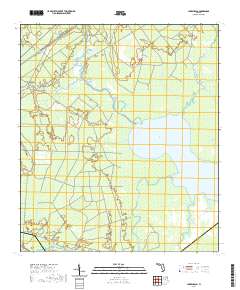 Lake Wimico 2021 topographic map thumbnail