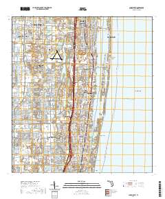 Lake Worth 2021 topographic map thumbnail