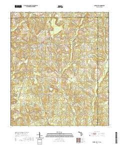 Laurel Hill 2021 topographic map thumbnail