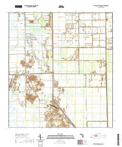 Little Cypress Swamp 2021 topographic map thumbnail