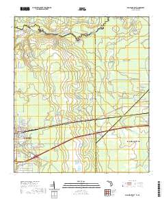 Macclenny East 2021 topographic map thumbnail