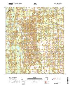 Manatee Springs 2021 topographic map thumbnail