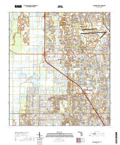 Melbourne West 2021 topographic map thumbnail