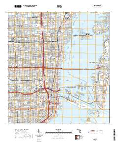 Miami 2021 topographic map thumbnail