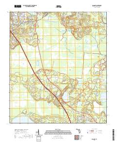 Micanopy 2021 topographic map thumbnail