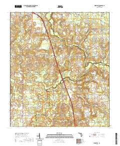 Mikesville 2021 topographic map thumbnail