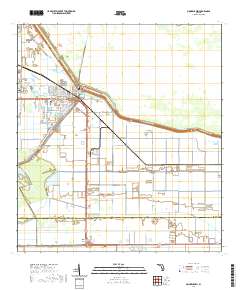 Moore Haven 2021 topographic map thumbnail