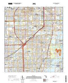 North Miami 2021 topographic map thumbnail
