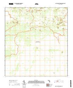 North of Fiftymile Bend 2021 topographic map thumbnail