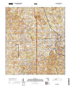 Ocala West 2021 topographic map thumbnail