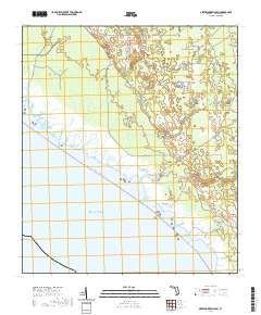 Okefenokee Slough 2021 topographic map thumbnail