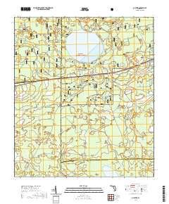 Olustee 2021 topographic map thumbnail