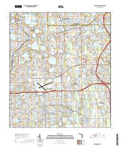 Orlando East 2021 topographic map thumbnail