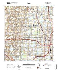 Orlando West 2021 topographic map thumbnail