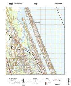 Ormond Beach 2021 topographic map thumbnail