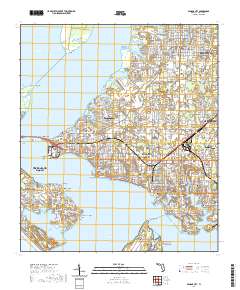 Panama City 2021 topographic map thumbnail