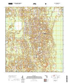 Pine Lakes 2021 topographic map thumbnail
