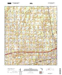 Plant City West 2021 topographic map thumbnail
