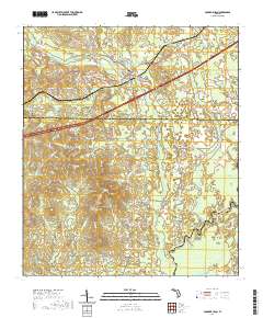 Ponce de Leon 2021 topographic map thumbnail