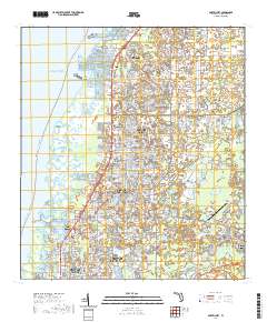 Port Richey 2021 topographic map thumbnail