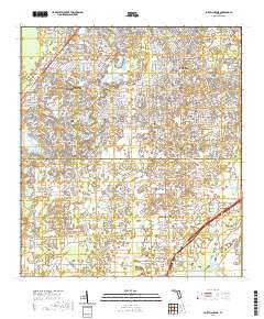 Port Richey NE 2021 topographic map thumbnail