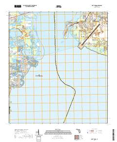 Port Tampa 2021 topographic map thumbnail