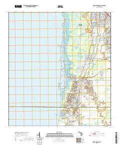 Punta Gorda SE 2021 topographic map thumbnail