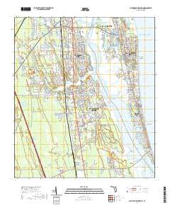 Saint Augustine Beach 2021 topographic map thumbnail