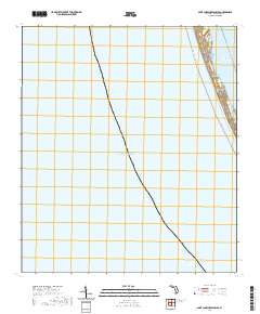 Saint Joseph Peninsula 2021 topographic map thumbnail