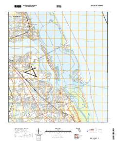 Saint Lucie Inlet 2021 topographic map thumbnail