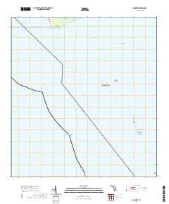 Sandy Key 2021 topographic map thumbnail
