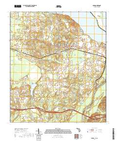 Sneads 2021 topographic map thumbnail