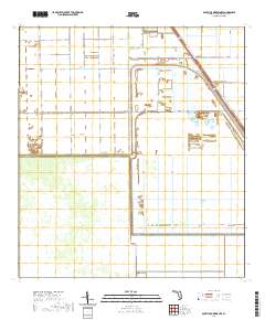 South of Okeelanta 2021 topographic map thumbnail