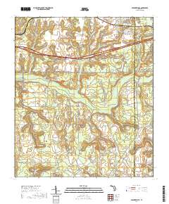 Spencer Flats 2021 topographic map thumbnail