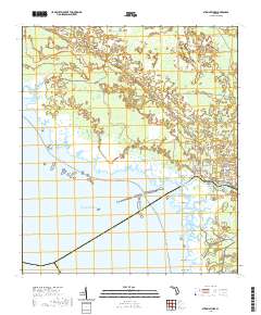 Steinhatchee 2021 topographic map thumbnail