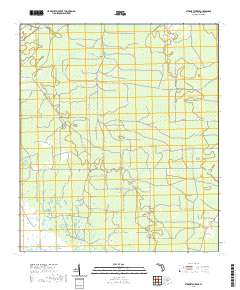 Steinhatchee SE 2021 topographic map thumbnail