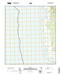 Steinhatchee SW 2021 topographic map thumbnail