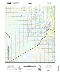 Suwannee 2021 topographic map thumbnail