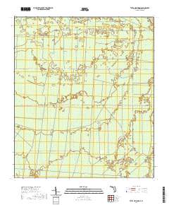 Tates Hell Swamp 2021 topographic map thumbnail