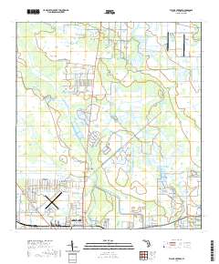 Taylor Creek SE 2021 topographic map thumbnail