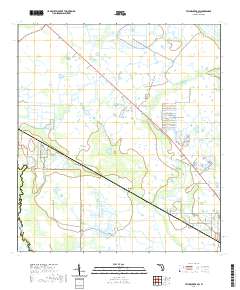 Taylor Creek SW 2021 topographic map thumbnail