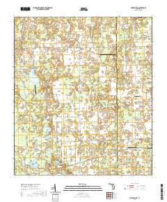 Waters Lake 2021 topographic map thumbnail