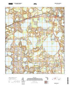 Winter Haven 2021 topographic map thumbnail