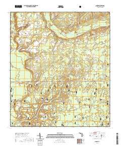 Woods 2021 topographic map thumbnail